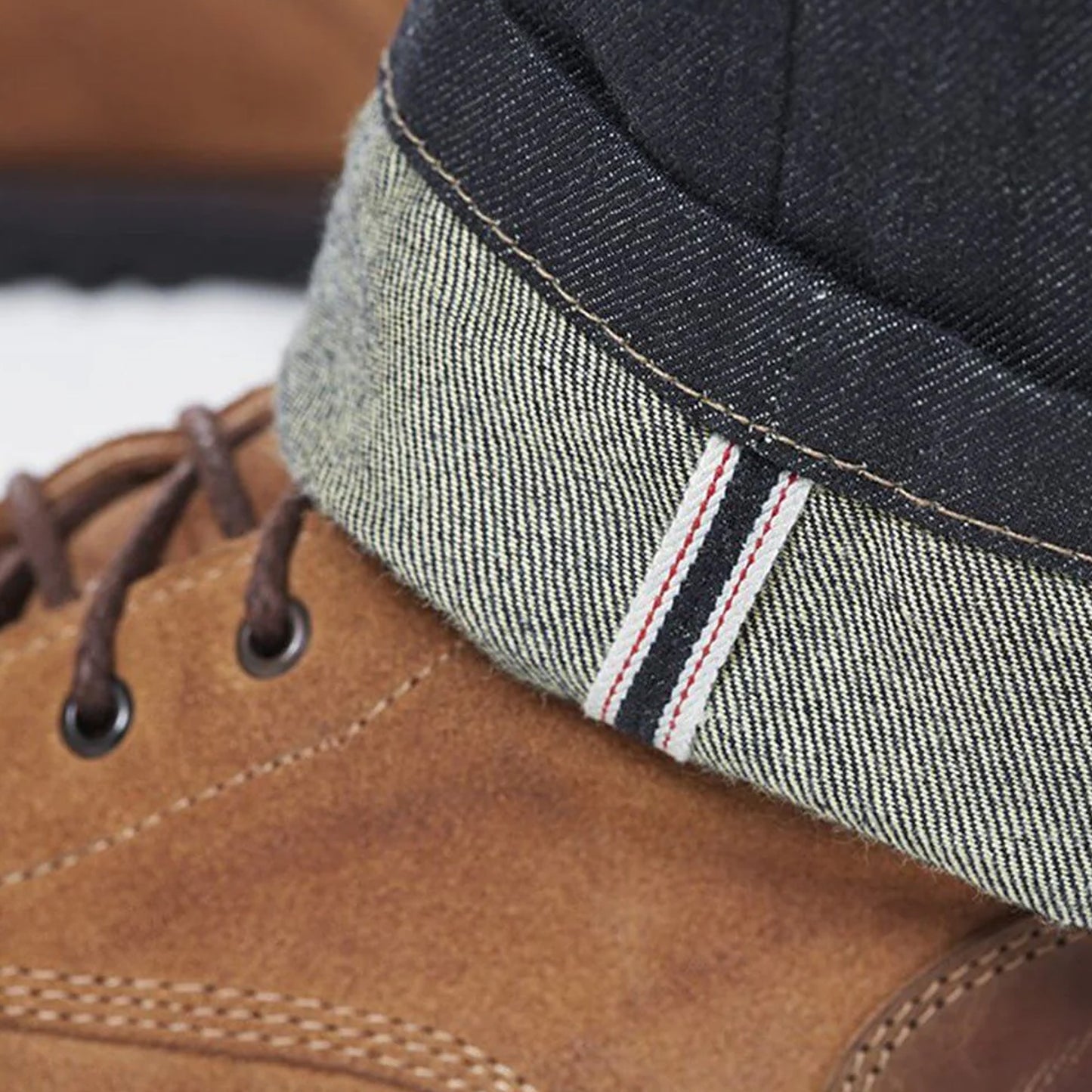 Fuel Greasy Selvedge Denim Jeans - Blue