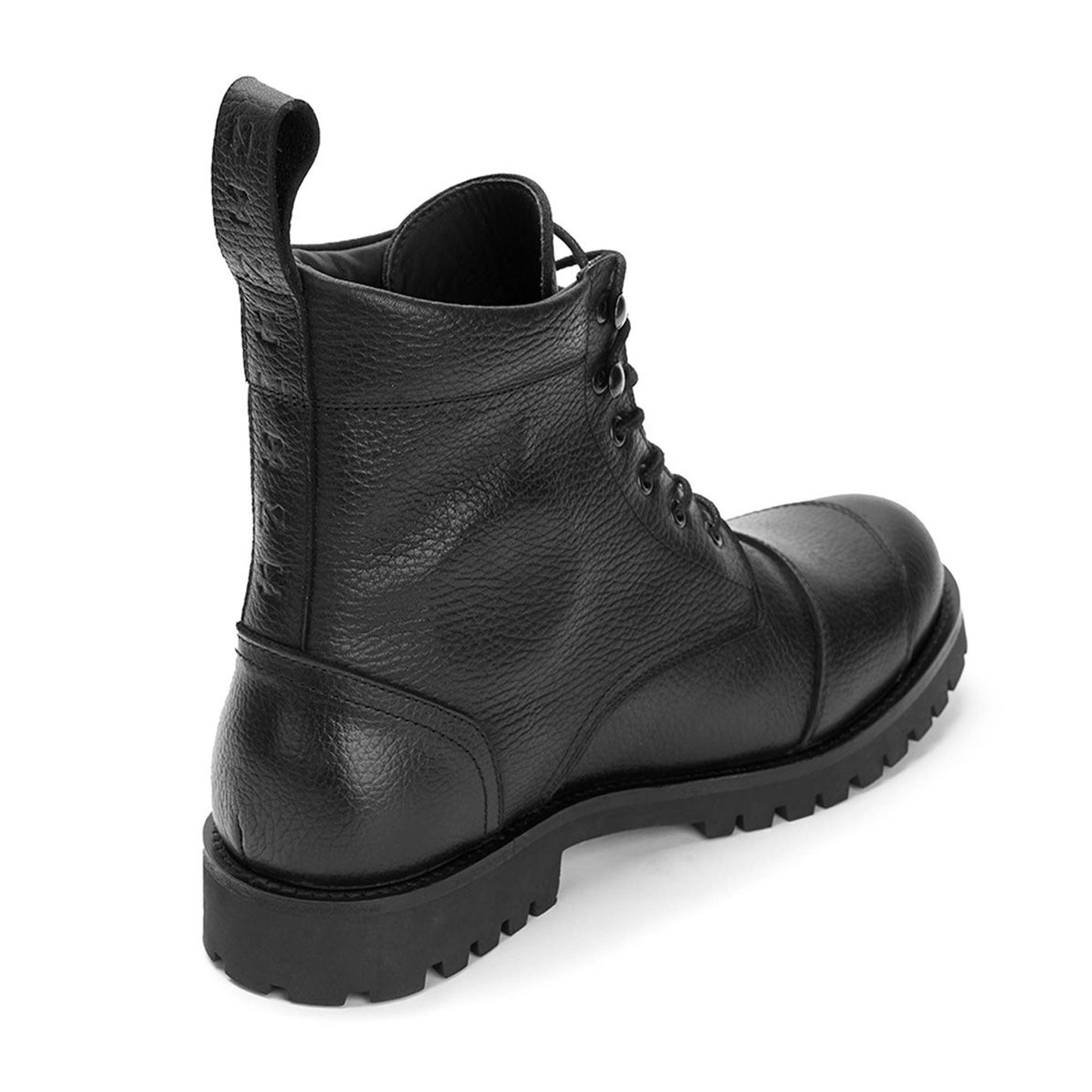 Pando Moto Tabi Leather Boots - Black