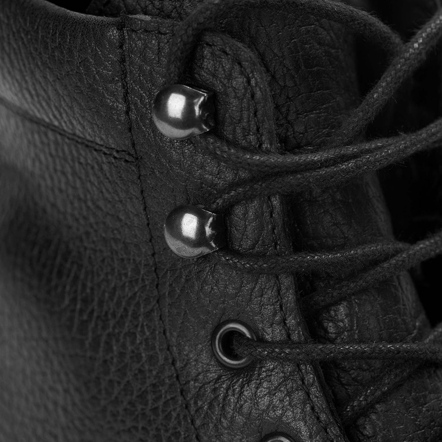 Pando Moto Tabi Leather Boots - Black