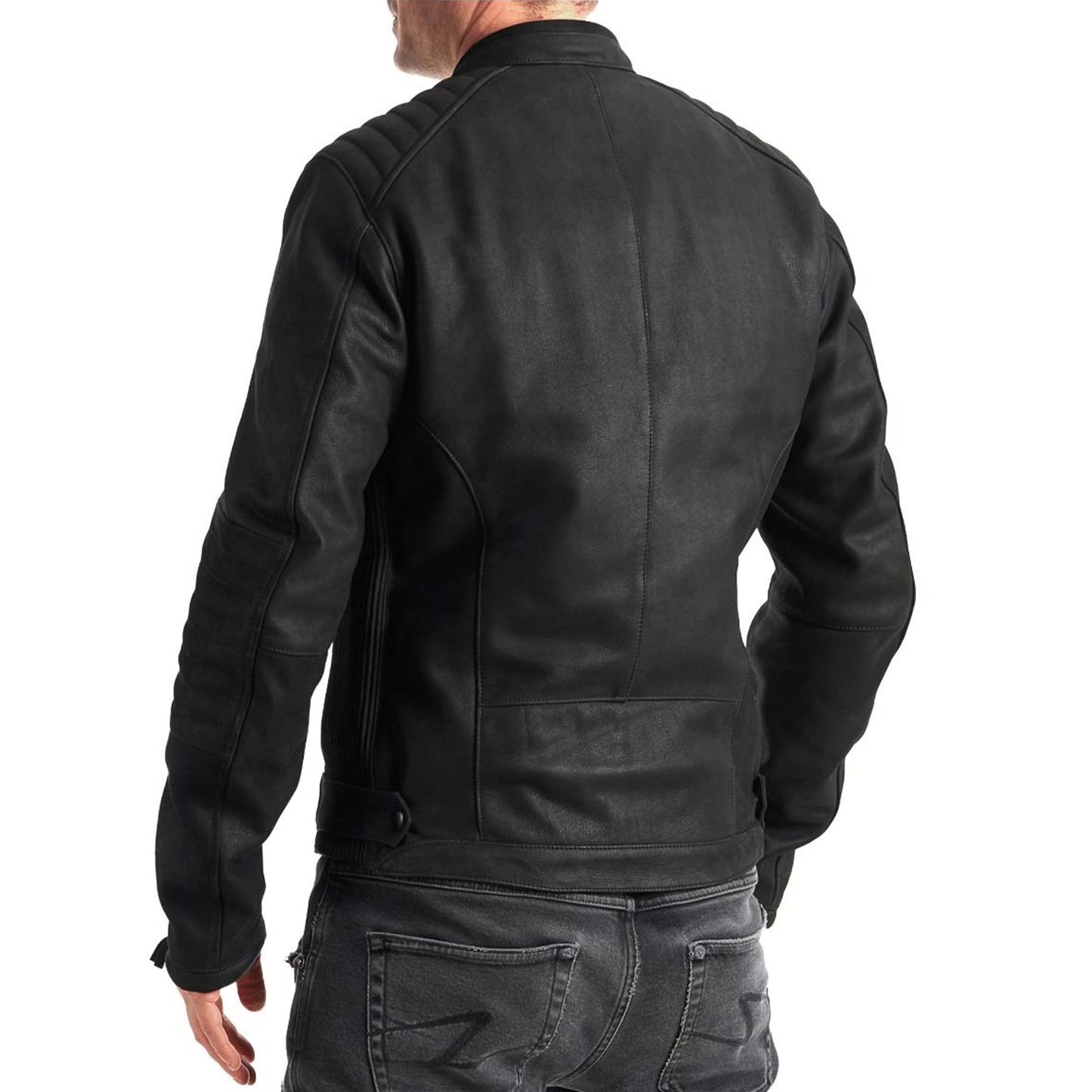 Pando Moto Tatami LT1 Leather Jacket - Black