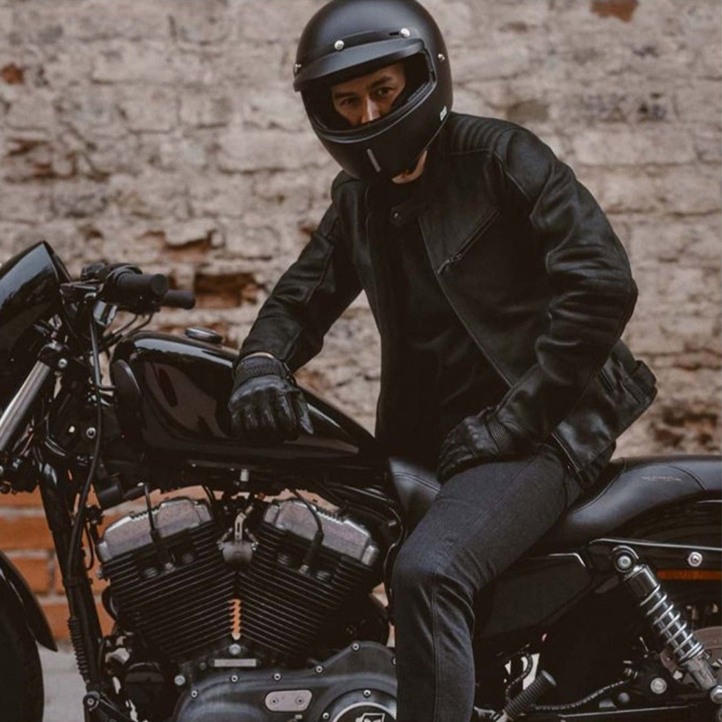 Pando Moto Tatami LT1 Leather Jacket - Black