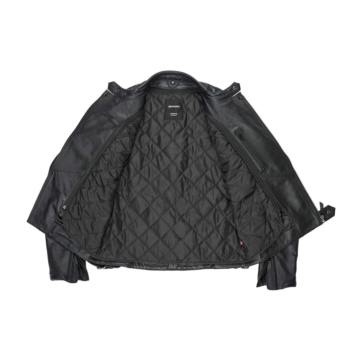 Pando Moto Twin Leather Jacket - Black