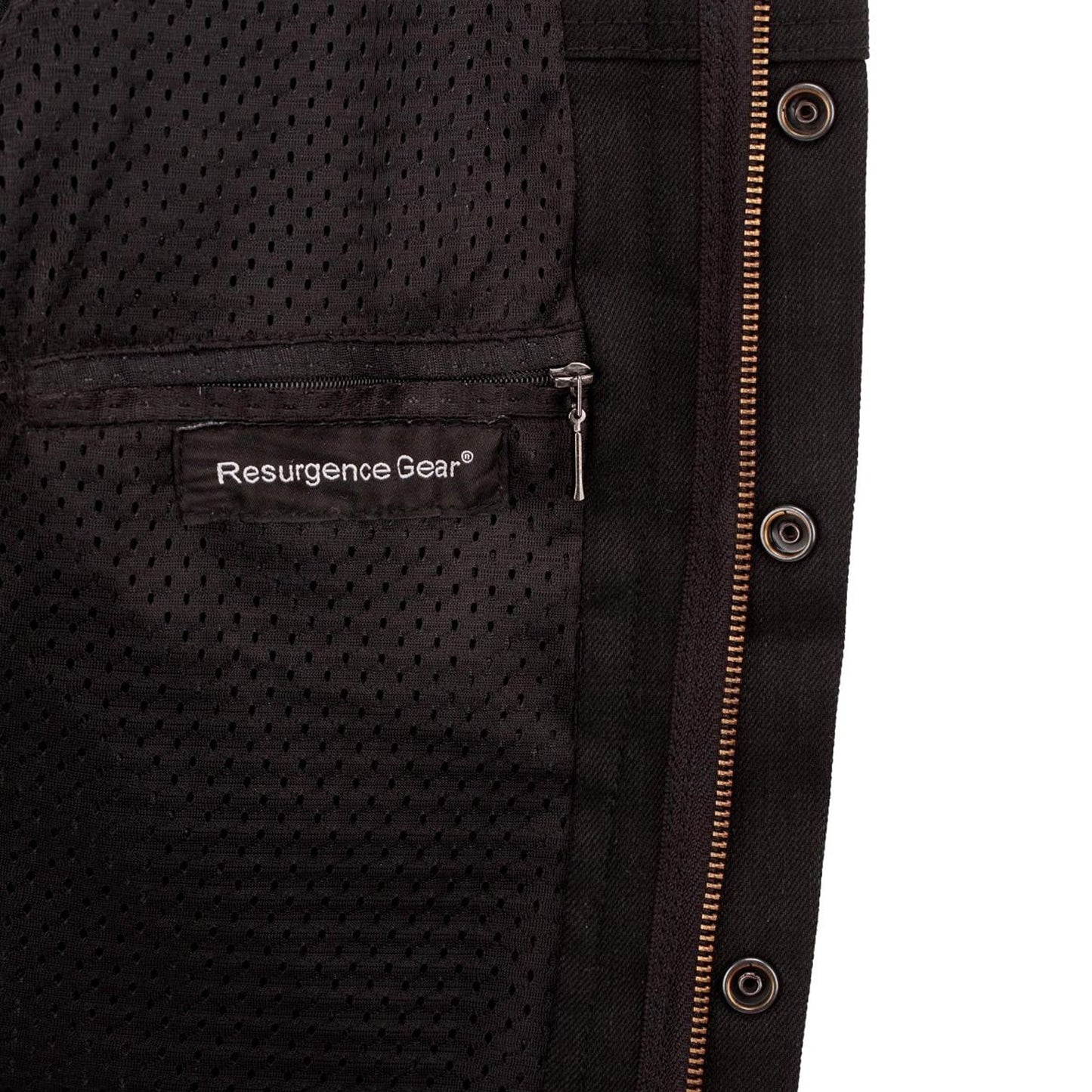 Resurgence Gear Denim Trucker Jacket - Black