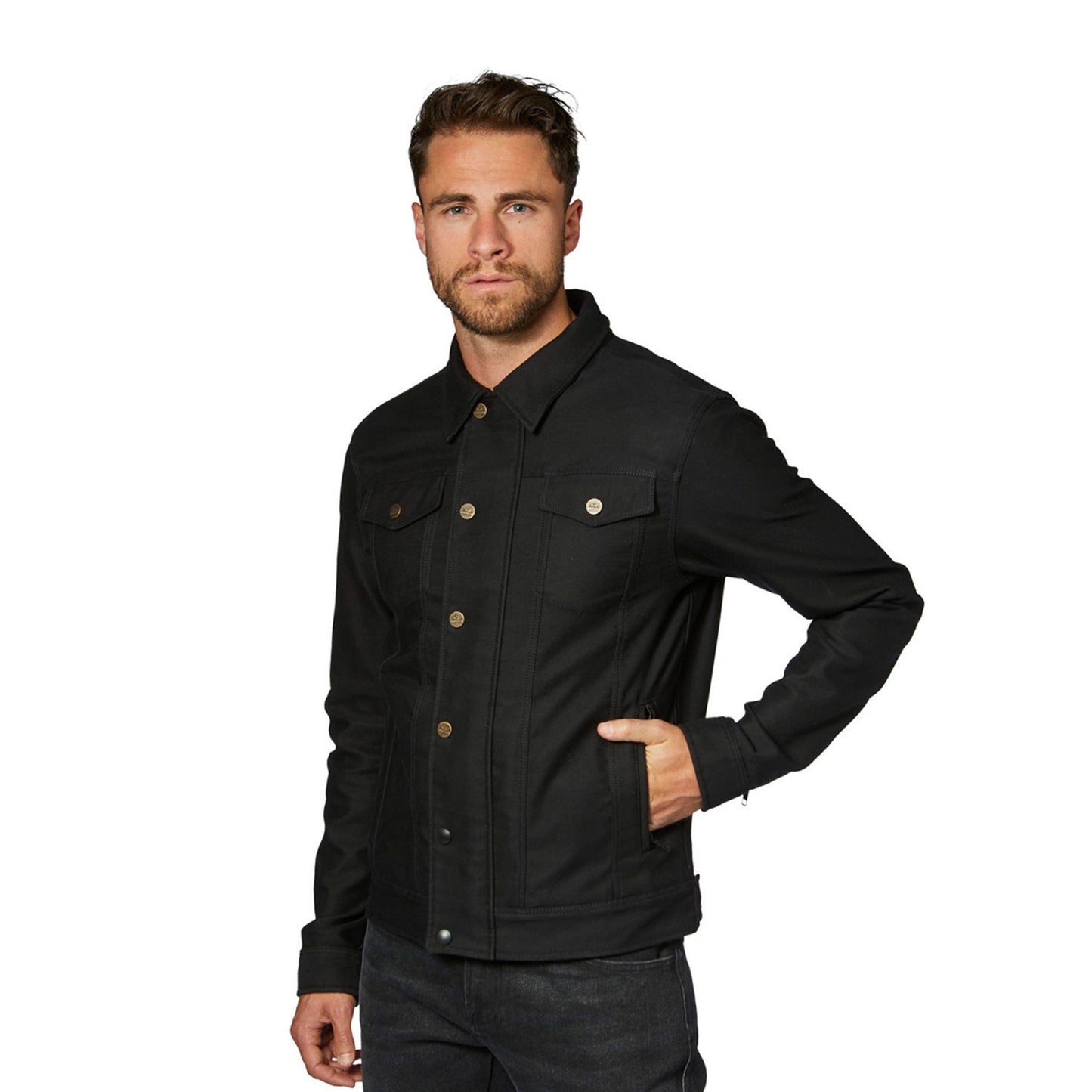 Rokker Black Jacket AAA - Black