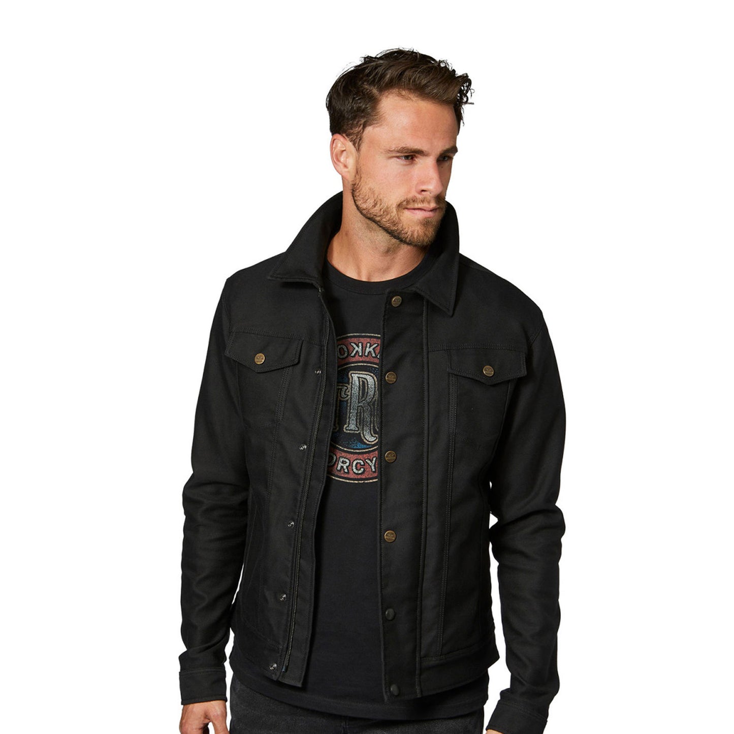Rokker Black Jacket AAA - Black
