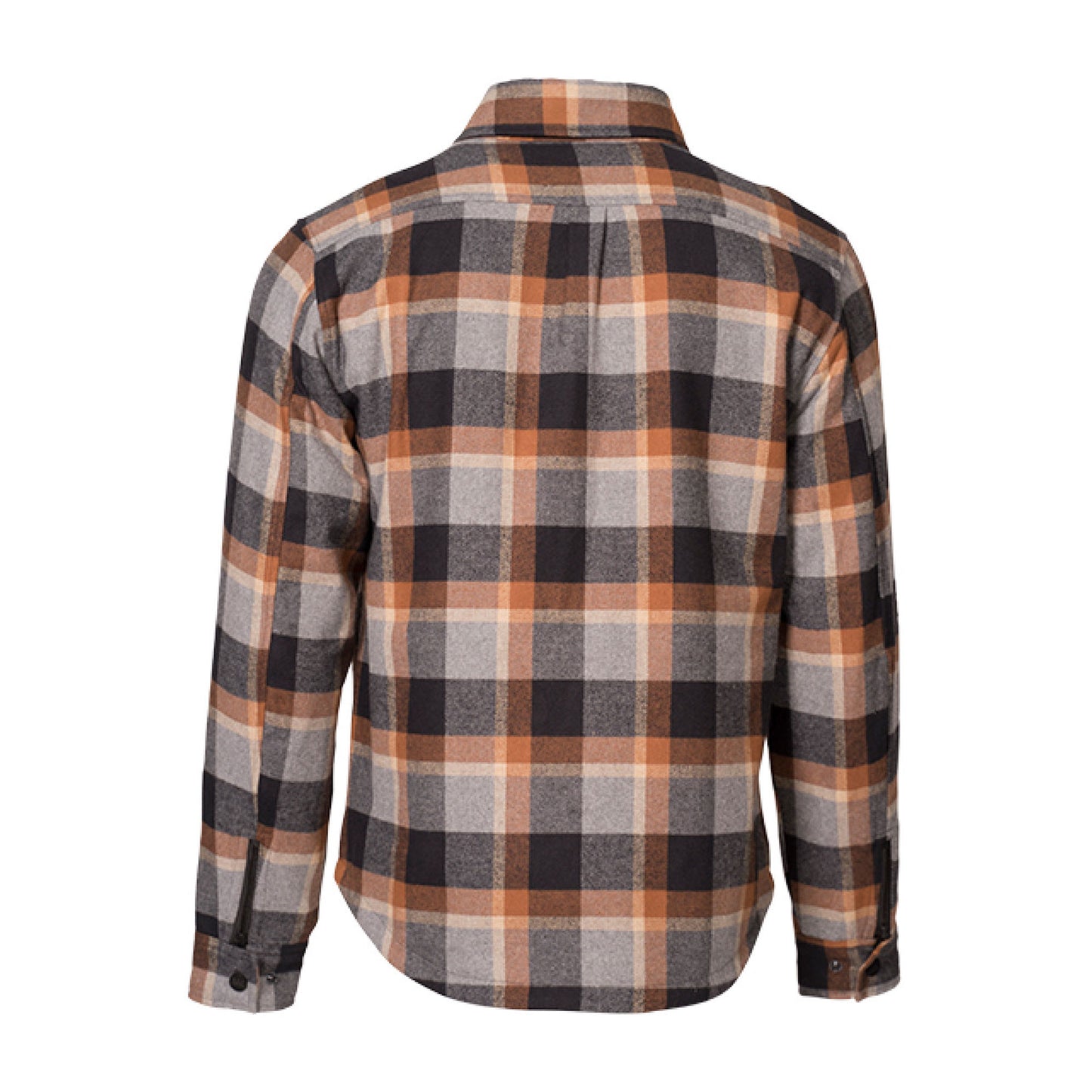 Rokker Memphis Riding Shirt - Grey / Brown Check