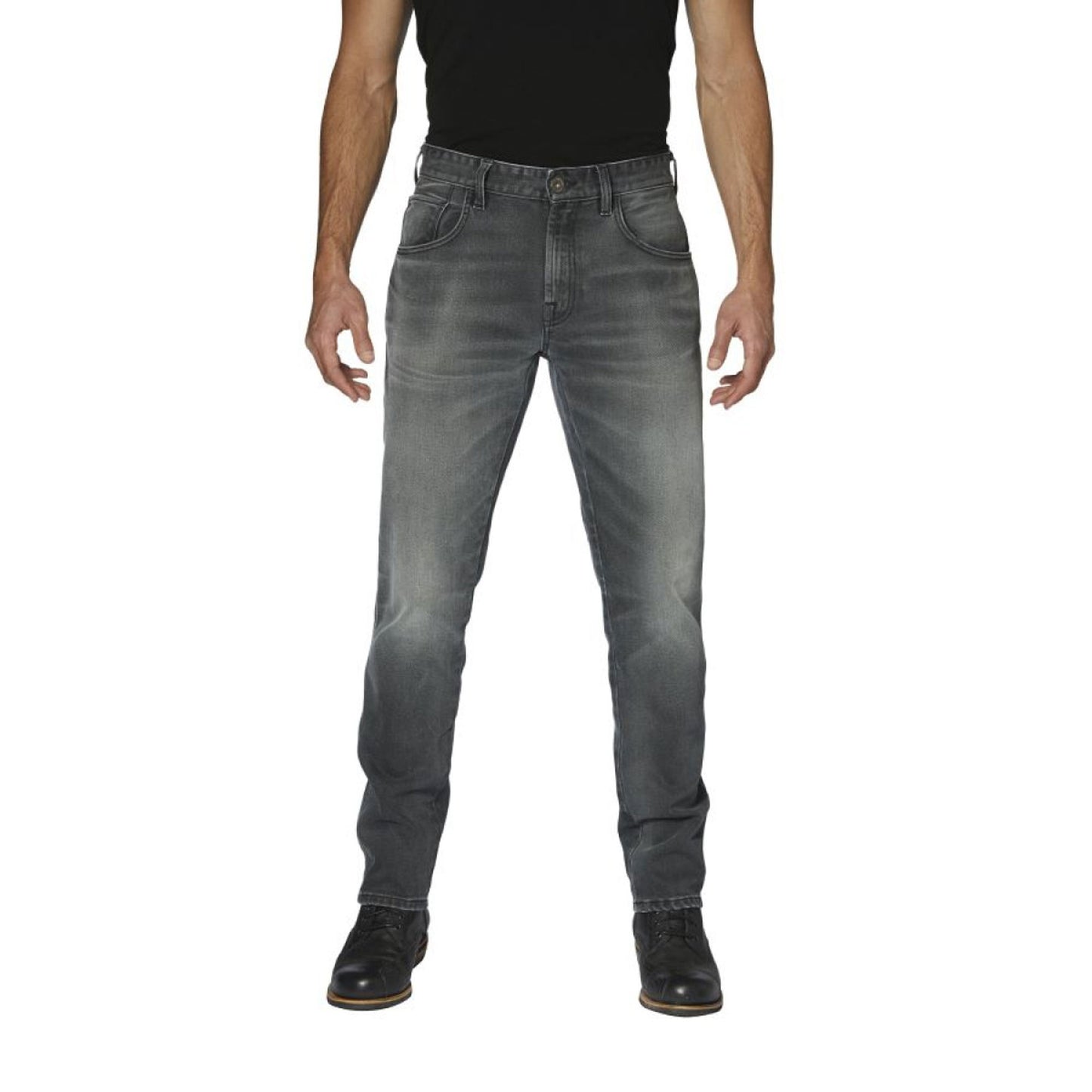 Rokker Rokkertech Tapered Slim Fit Jeans - Grey