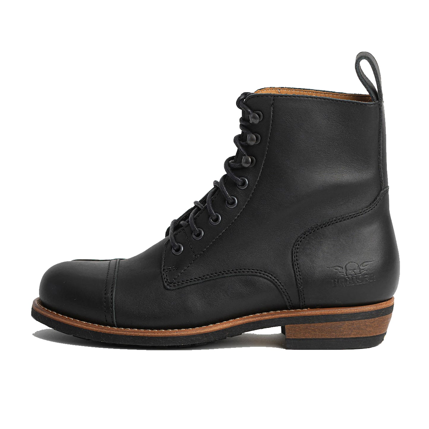 Rokker Urban Rebel Leather Boots - Black