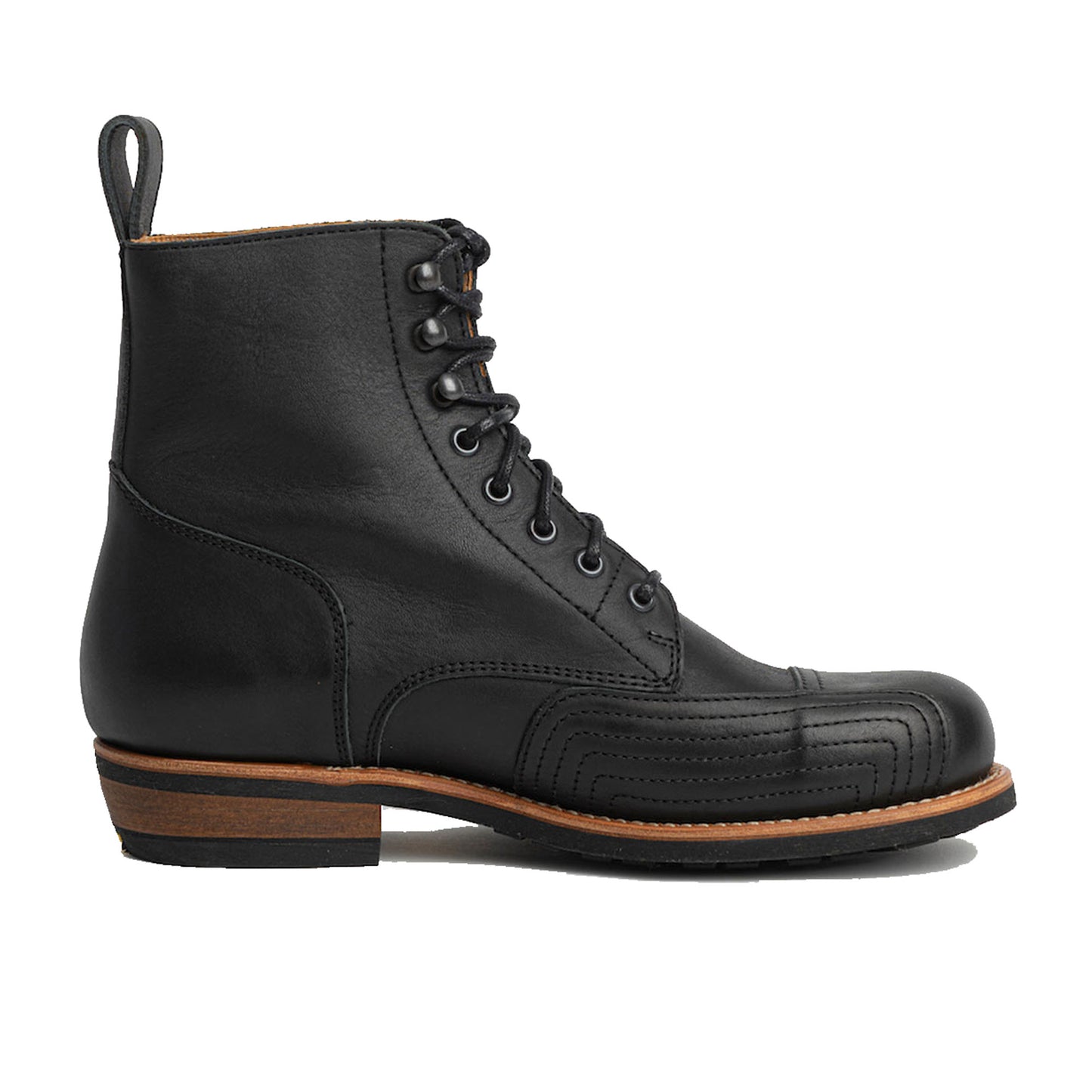 Rokker Urban Rebel Leather Boots - Black