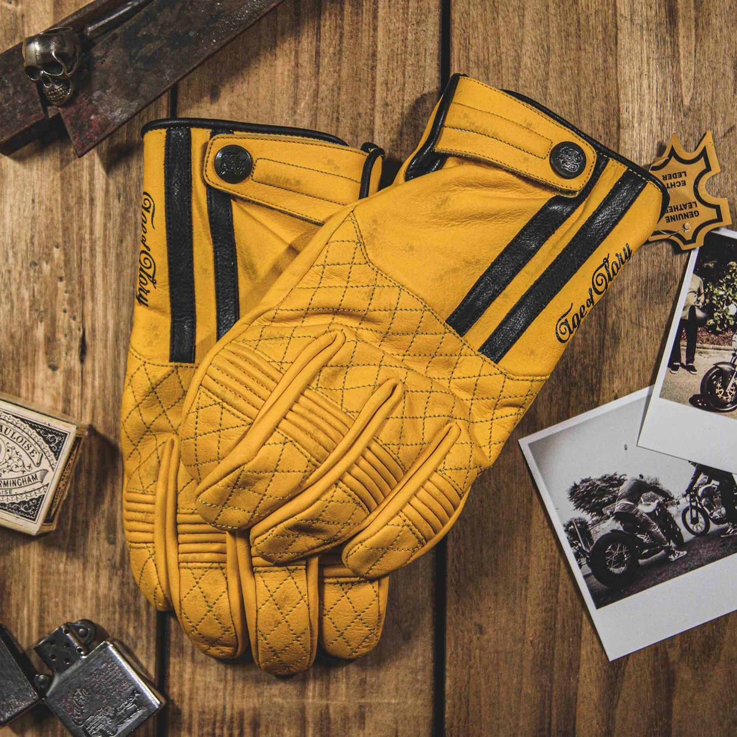 Age Of Glory Miles Gloves - Yellow / Black