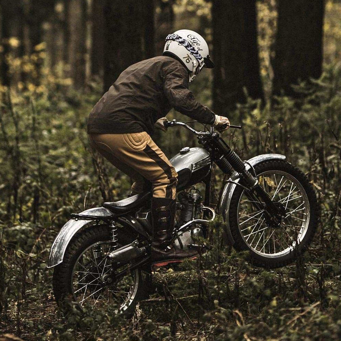 Age Of Glory Mission Waxed Cotton Jacket - Brown