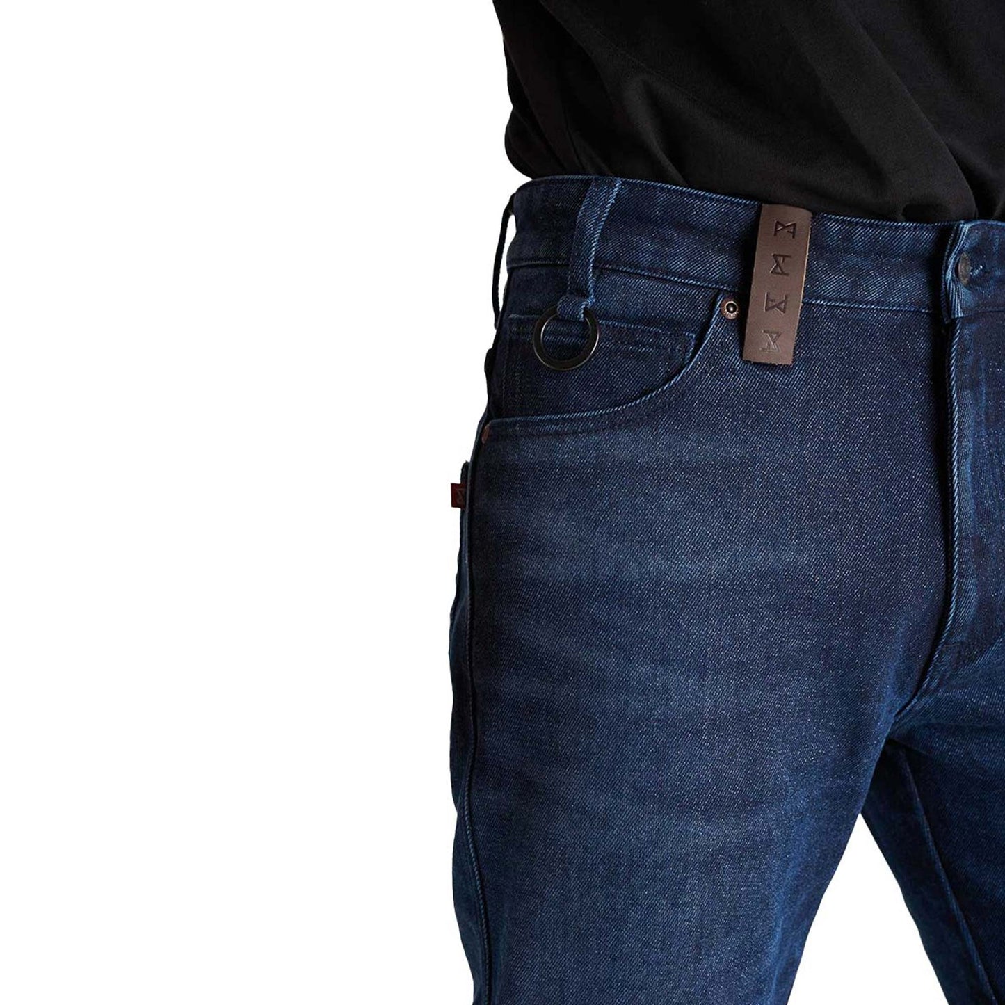 Pando Moto Arnie Slim Fit Armalith Jeans - Blue