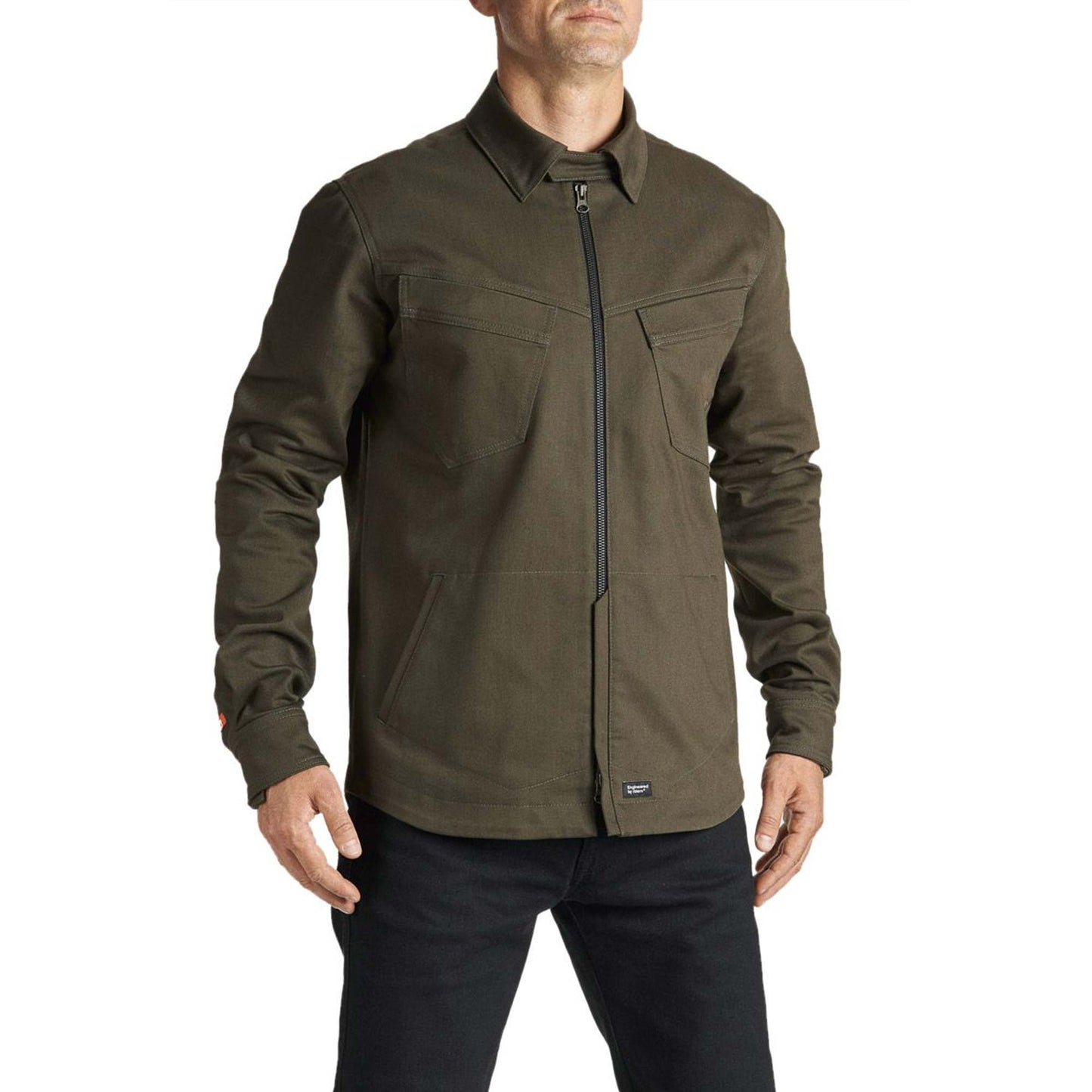 Pando Moto Capo Cor 02 Riding Shirt - Olive