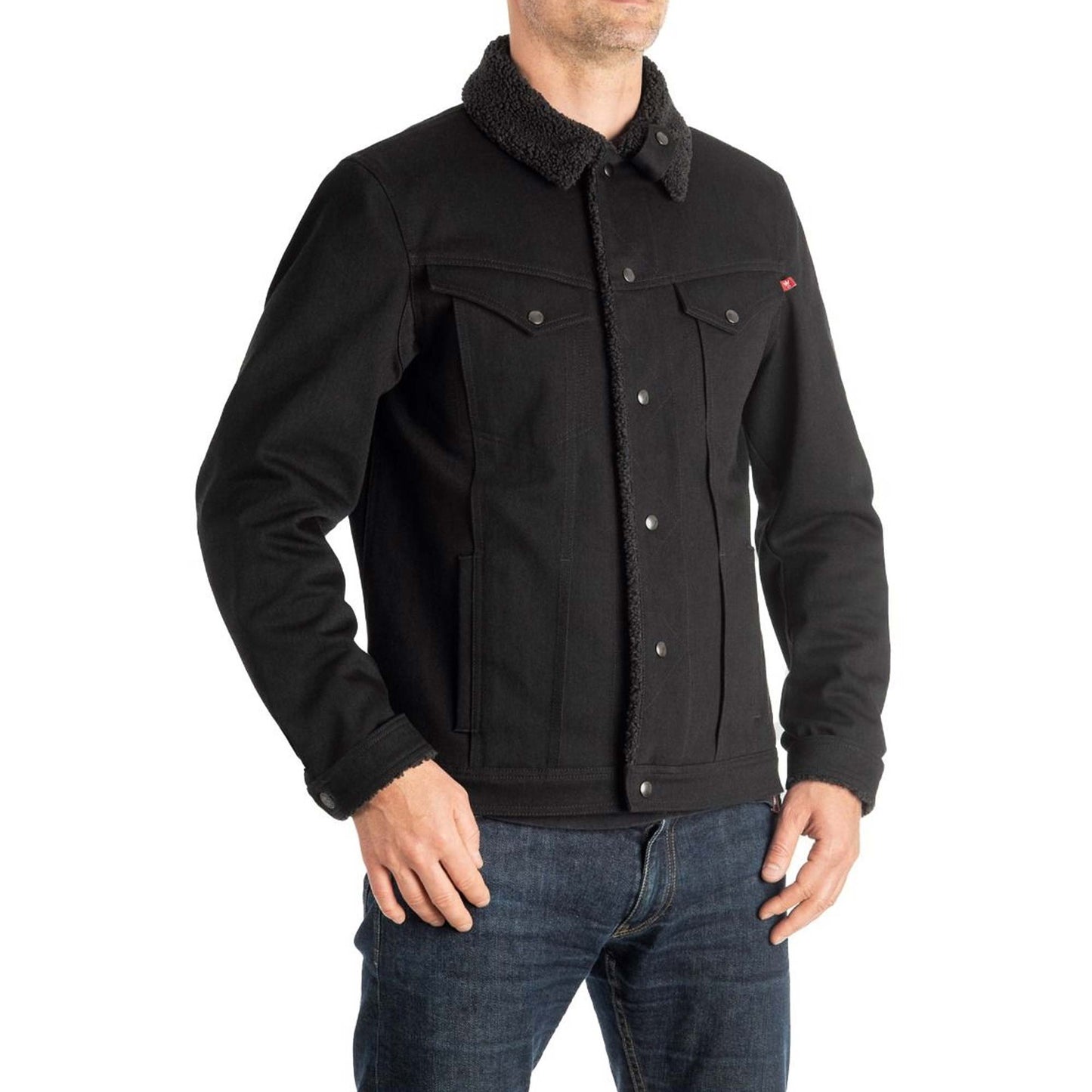 Pando Moto Husky 2.0 Sherpa Jacket - Black