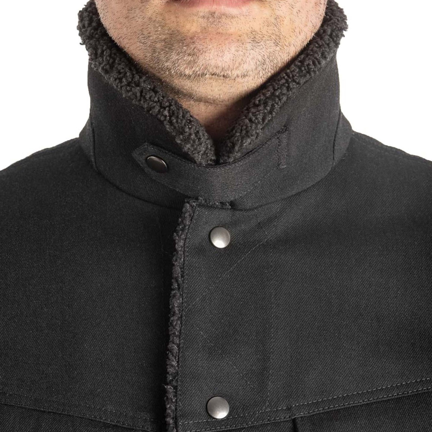 Pando Moto Husky 2.0 Sherpa Jacket - Black