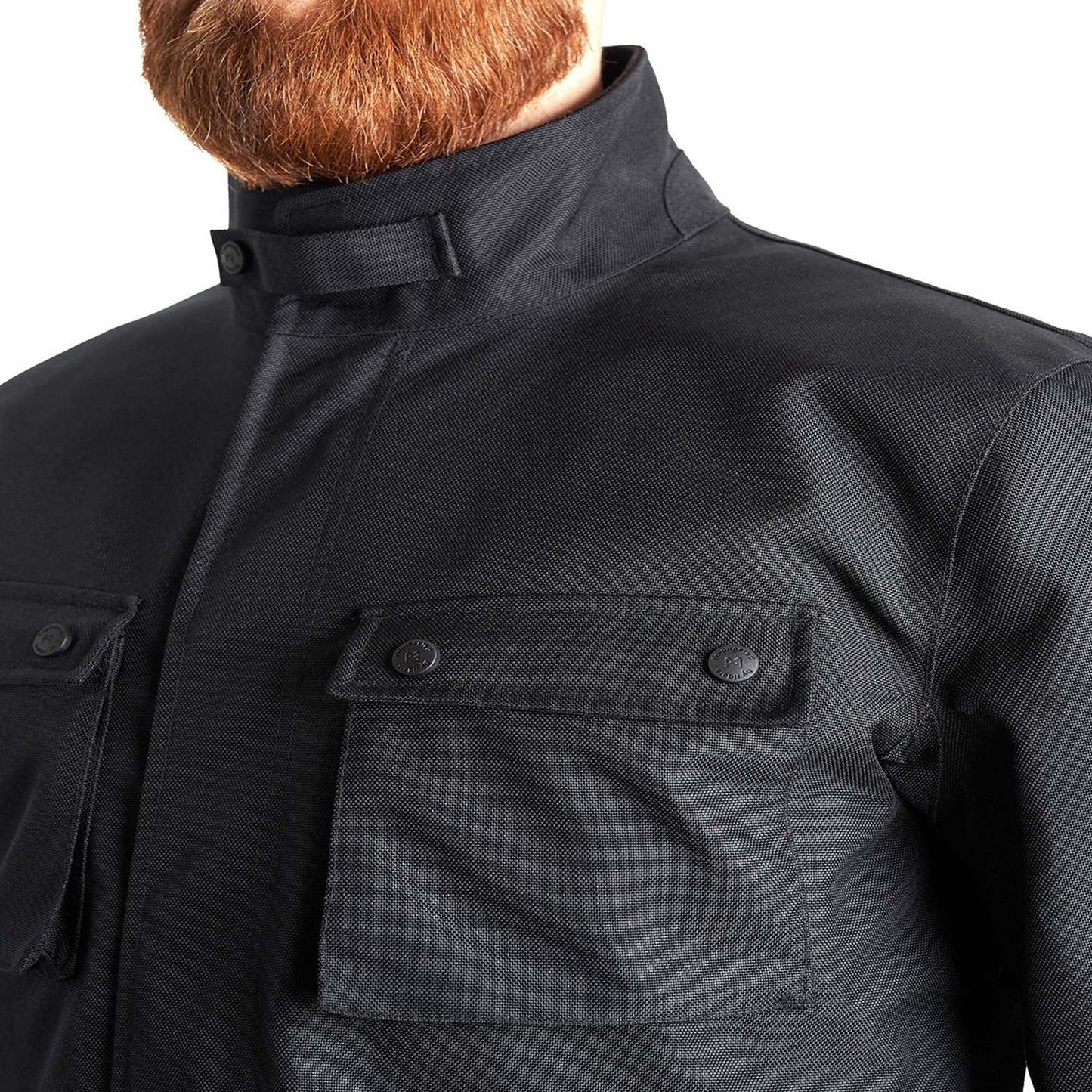 Pando Moto WP M65 Jacket - Black / Grey Camo