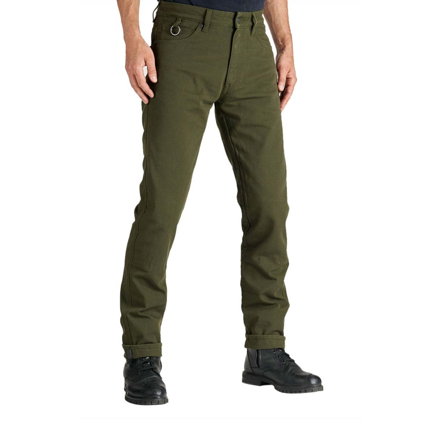 Pando Moto Robby Arm 02 Slim Fit Jeans - Olive