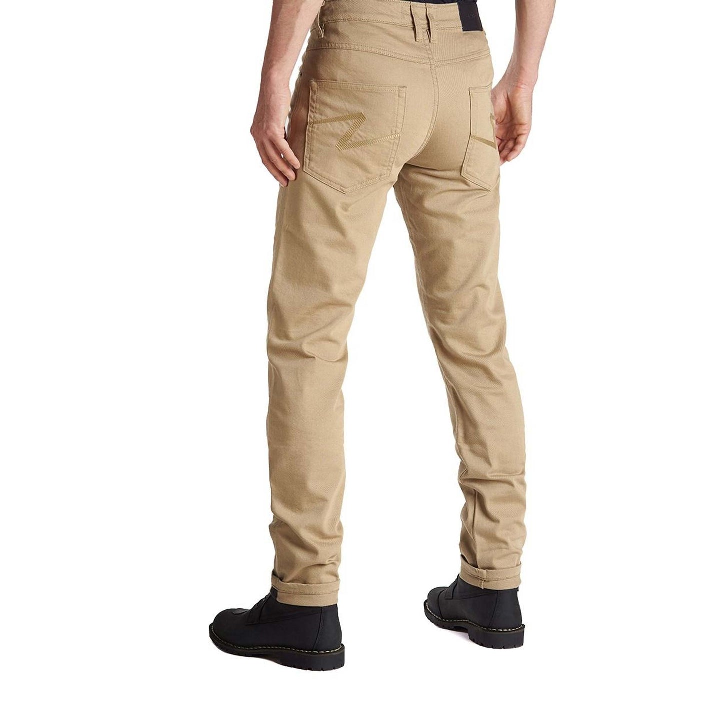 Pando Moto Robby Slim Fit Jeans - Beige