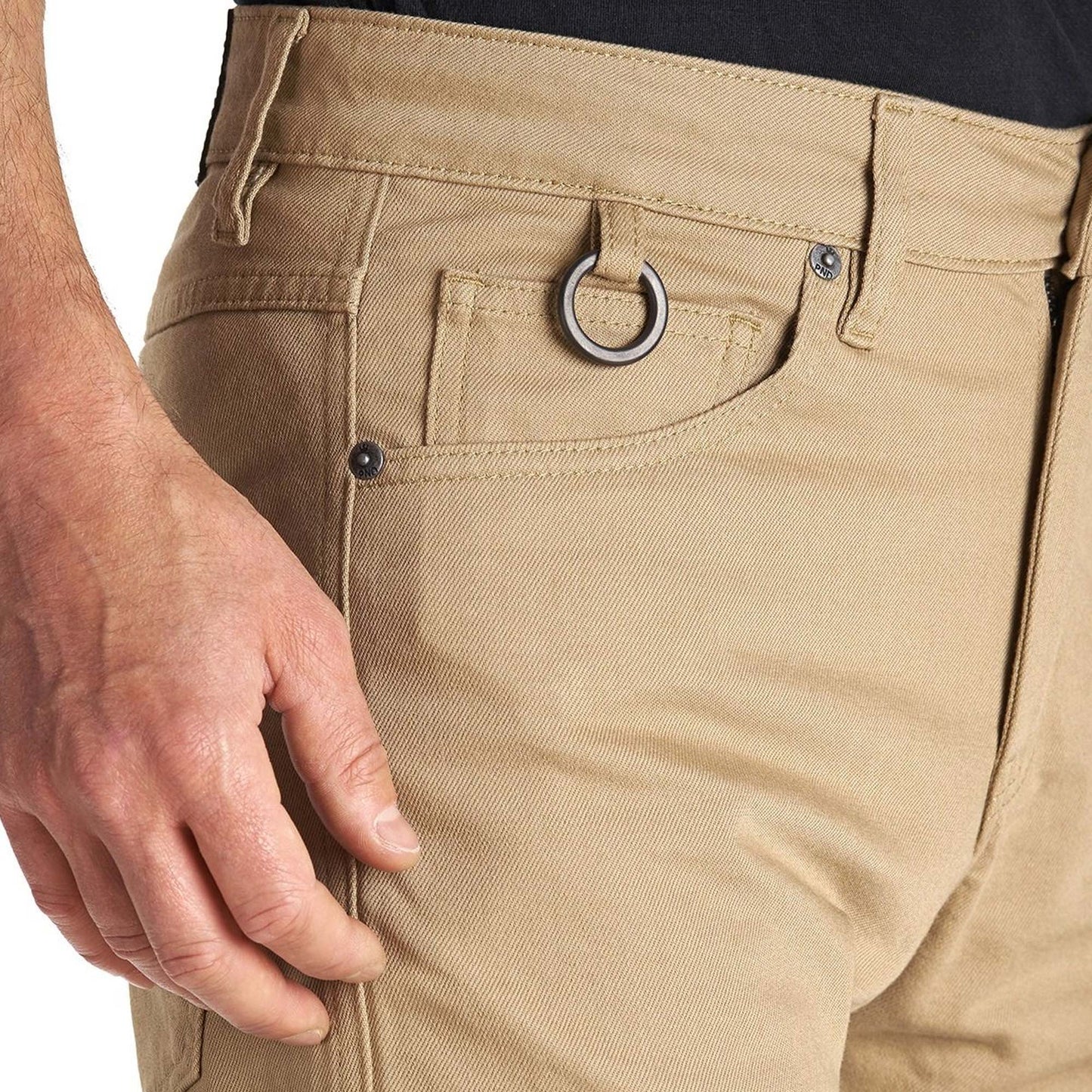 Pando Moto Robby Slim Fit Jeans - Beige