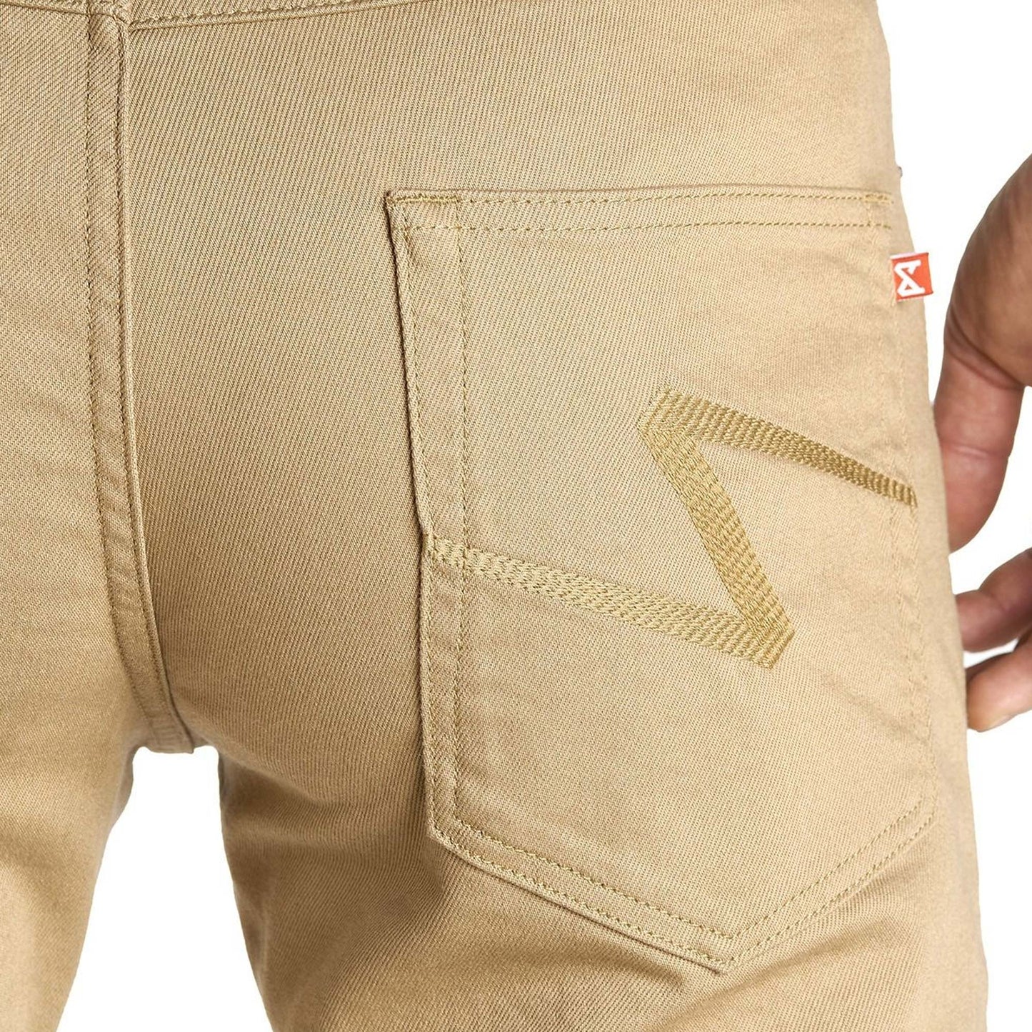 Pando Moto Robby Slim Fit Jeans - Beige