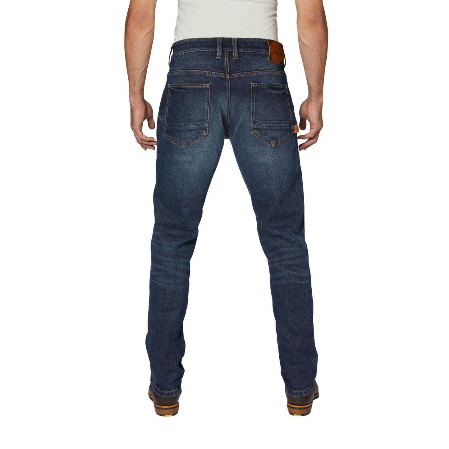 Rokker Rokkertech Tapered Slim Fit Jeans - Dark Blue