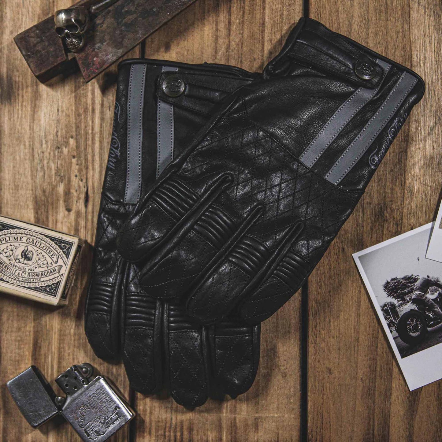 Age Of Glory Miles Gloves - Black / Grey