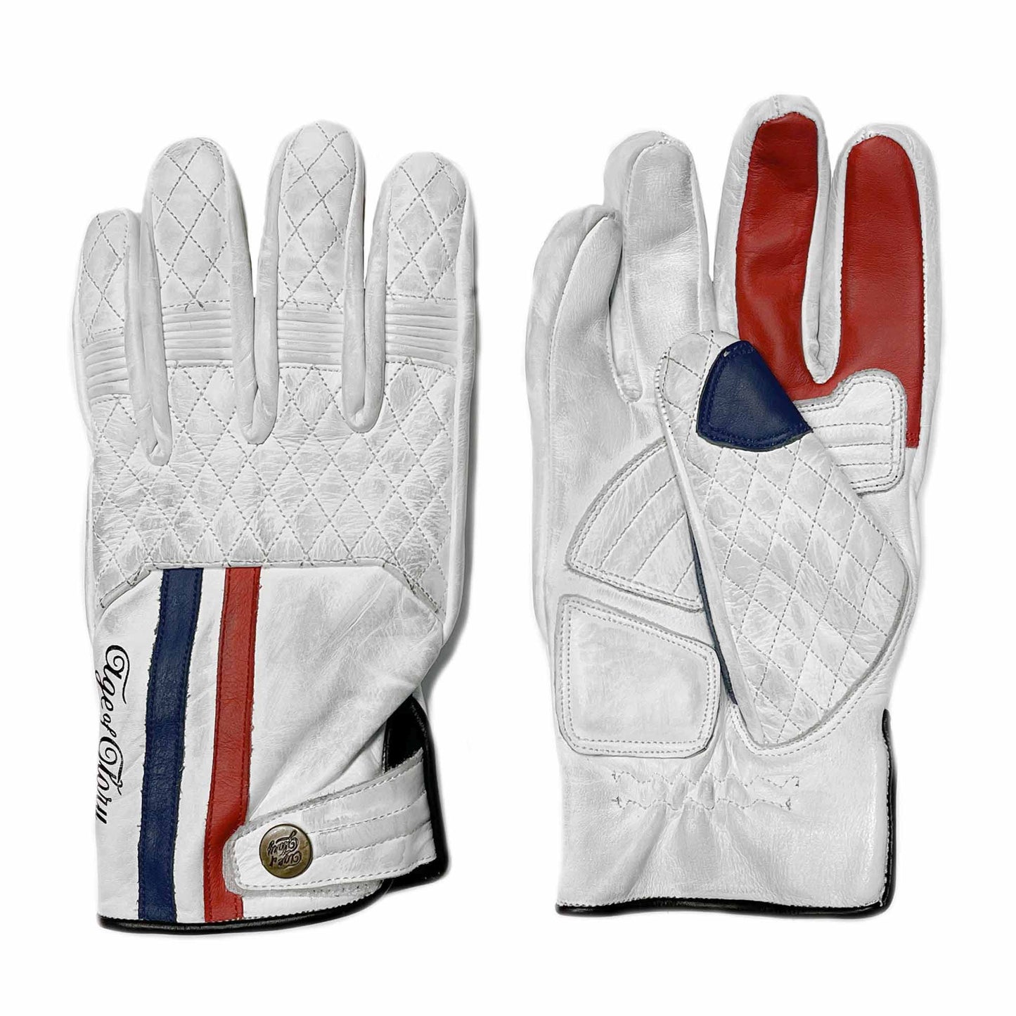 Age Of Glory Miles Gloves - White / Blue / Red