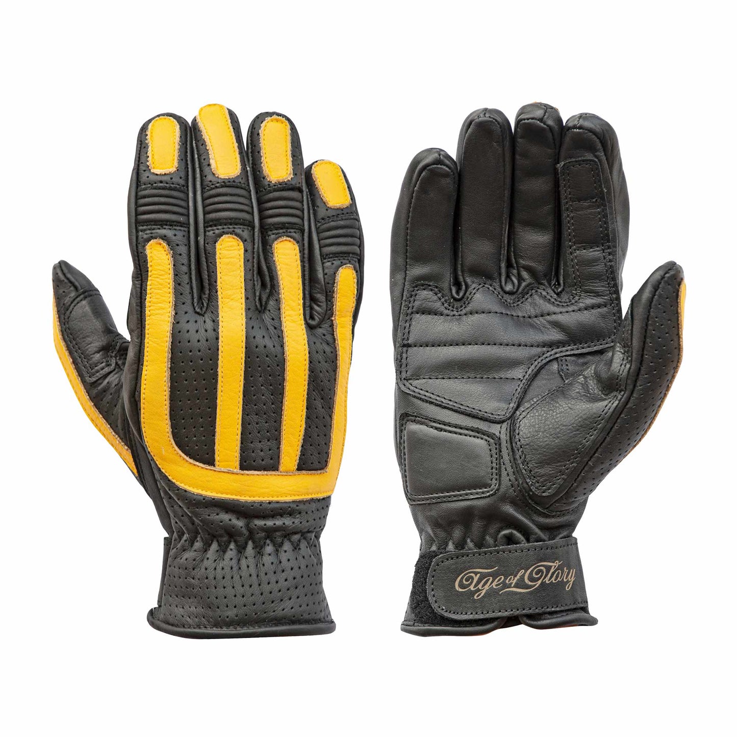 Age Of Glory Victory Gloves - Black / Yellow