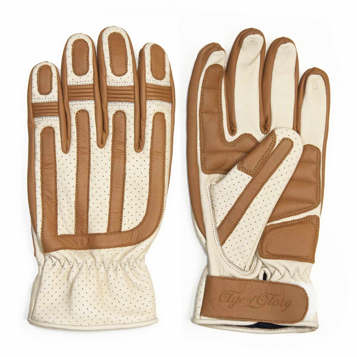 Age Of Glory Victory Gloves - Cream / Camel